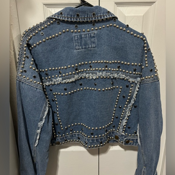 Denim stud jacket - Picture 2 of 2